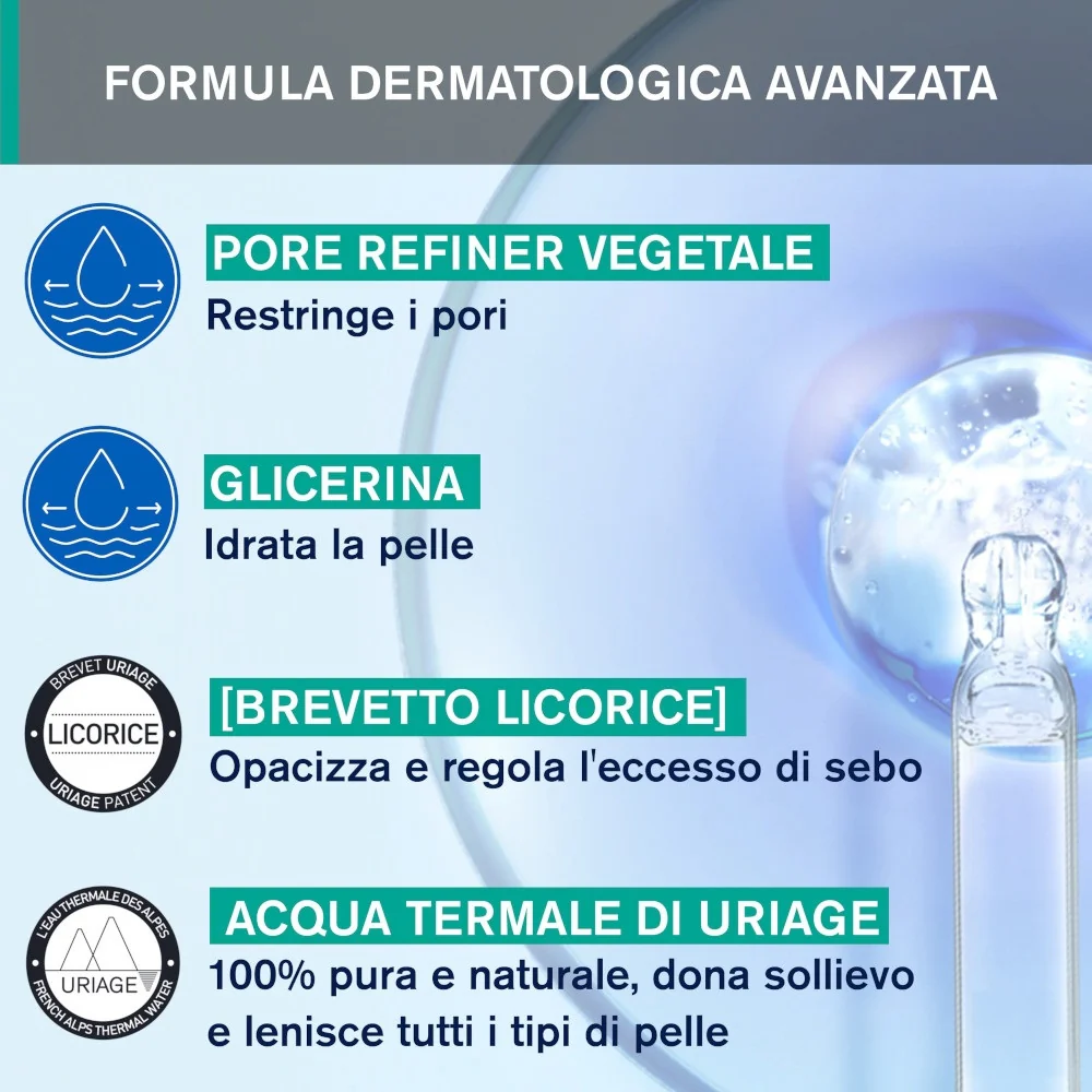 HYSÉAC Mat Trattamento Opacizzante - Gel viso antimperfezioni, Tratt.viso 24 ore antimperfezioni