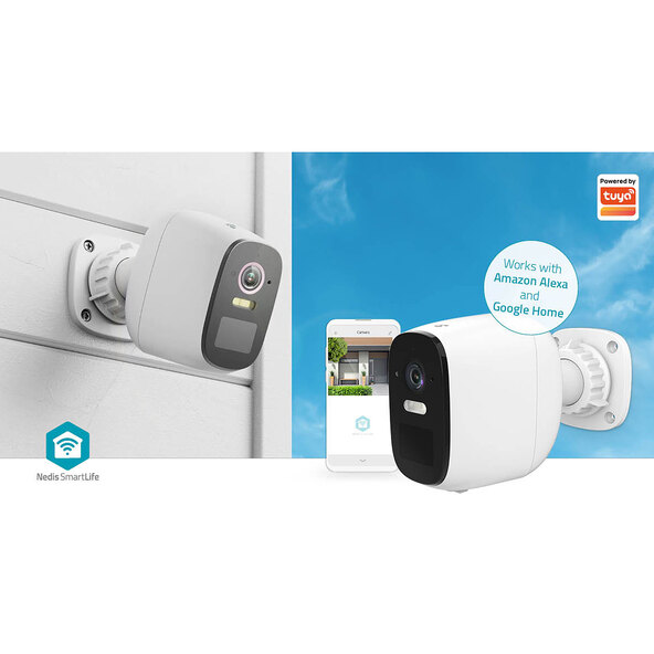 Cameră de supraveghere QuadHD cu baterie pentru exterior WIFICBO32WT, SmartLife