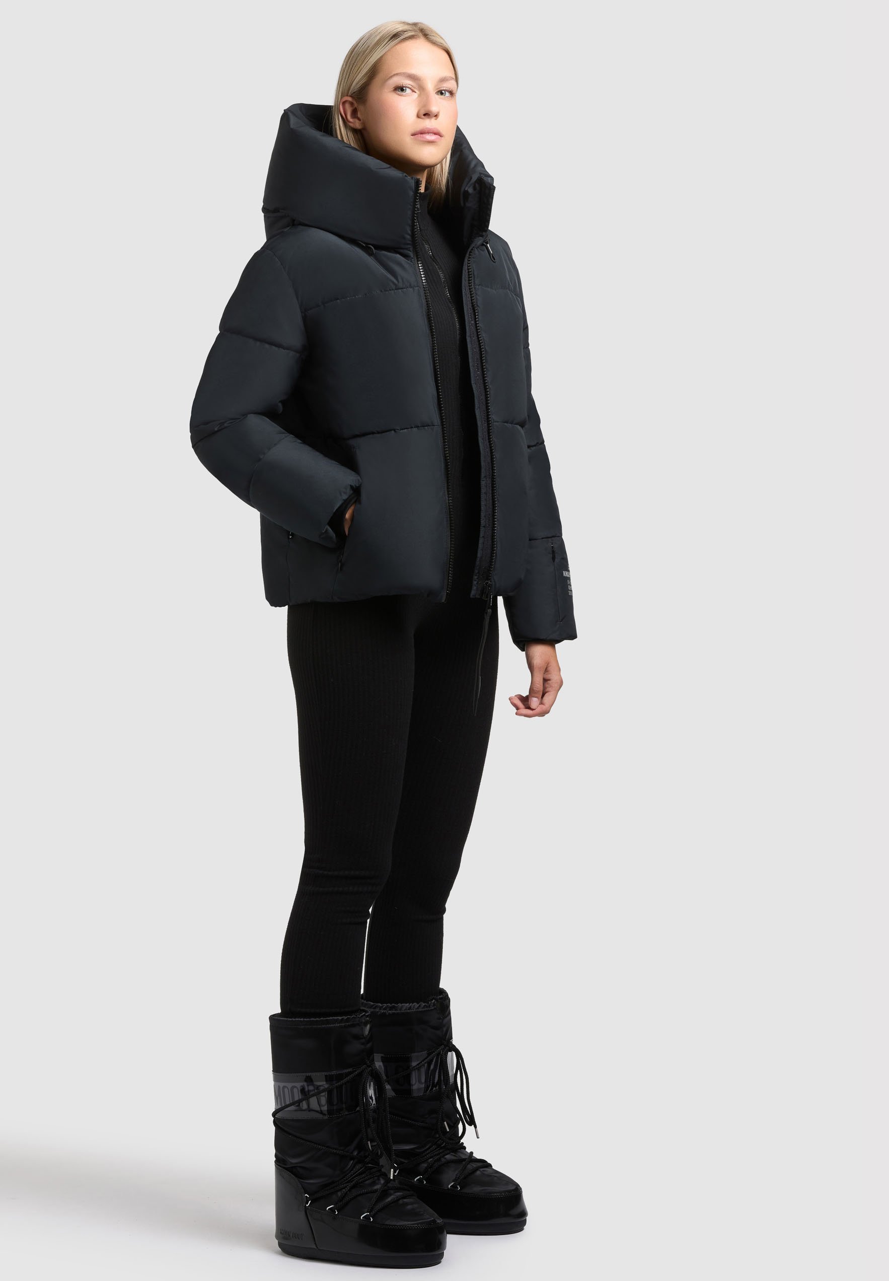 khujo AUDREY MATT - Winterjas - port blue