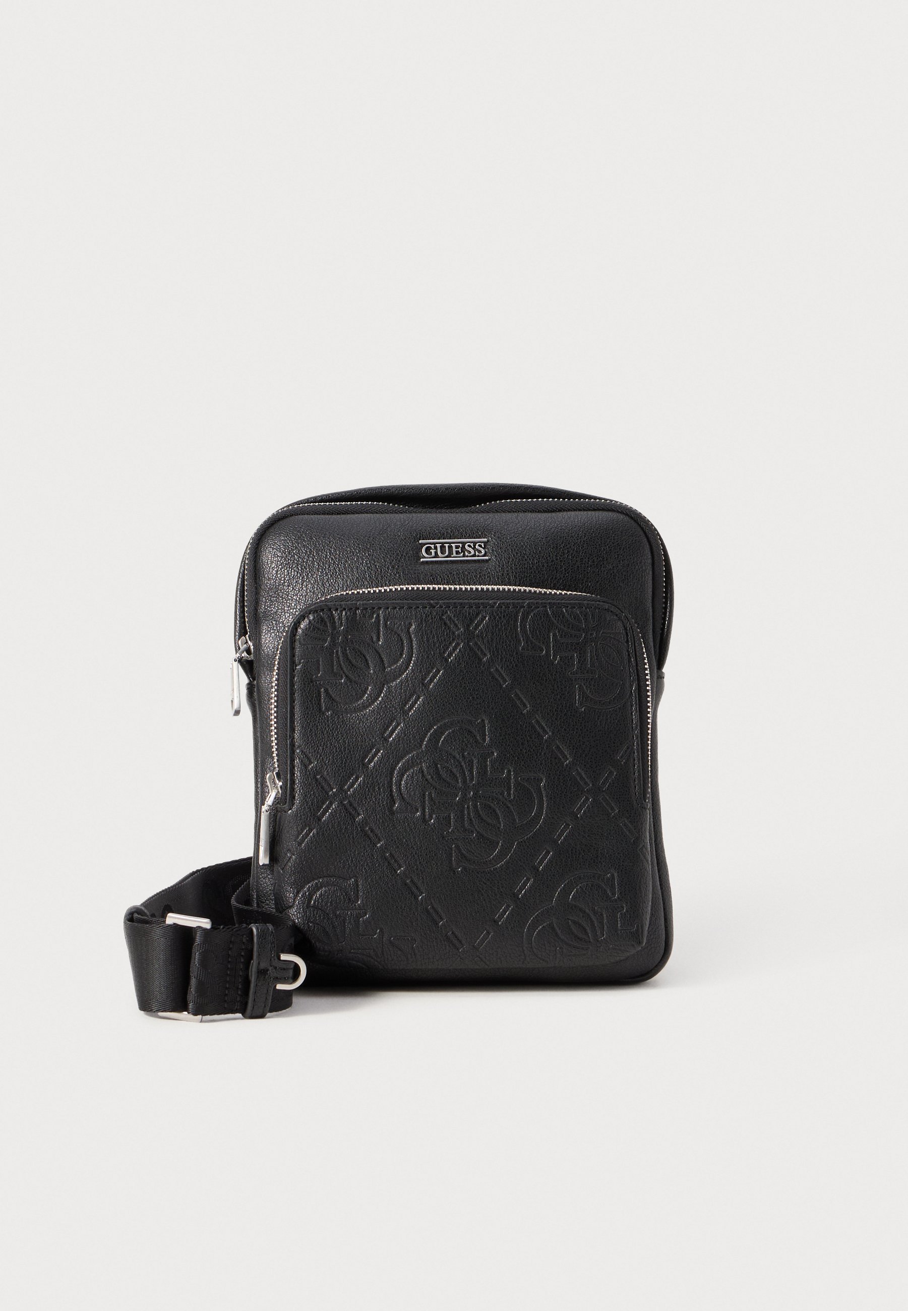 Guess BOSTON CROSSBODY FLAT - Sac bandoulière - noir