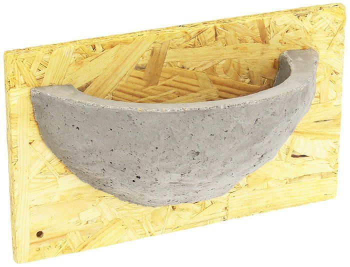 Clay nest box for barn swallows - WESTFALIA - Solid wood - Size 200x90x80mm