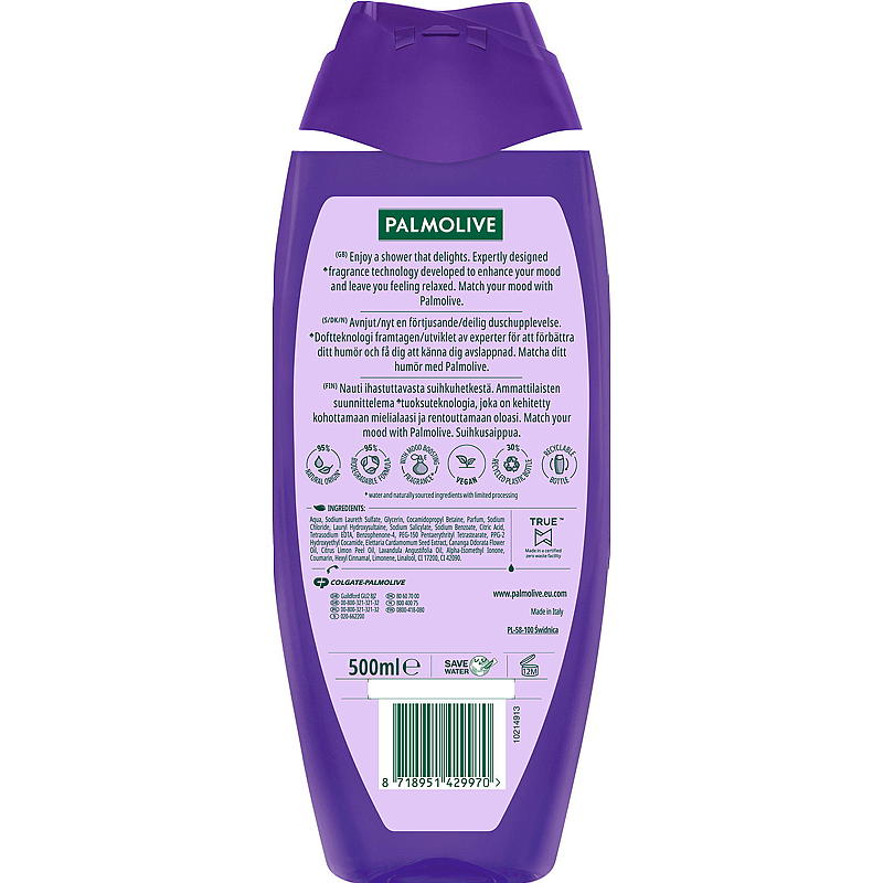 Palmolive Palmolive brusebad 500 ml Natur solnedgang afslapning