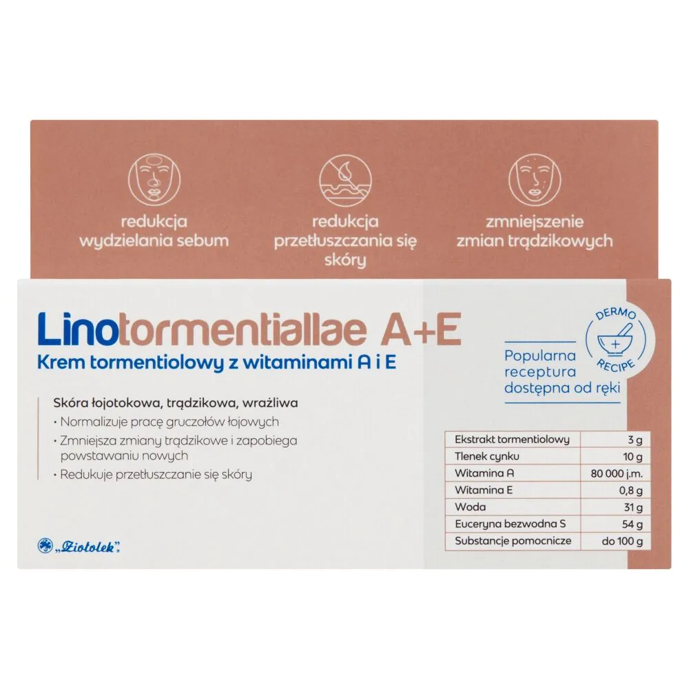 Linotormentiallae A+ E, Krem tormentiolowy z witaminami A i E