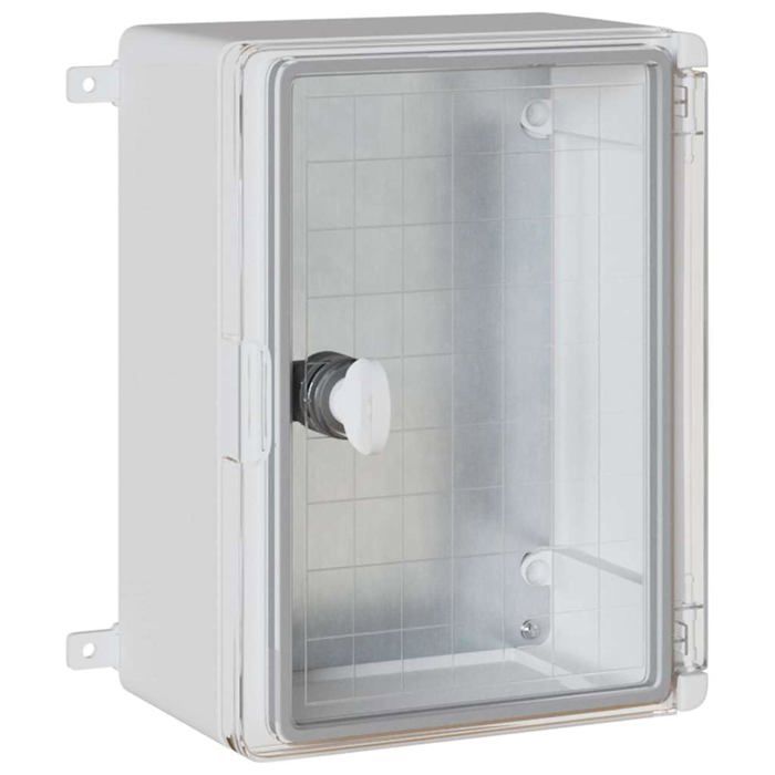 Moderner Schaltschrank – vidaXL – Grau – ABS-Kunststoff – 21 x 13 x 28 cm – 1,38 kg – Elegantes Design