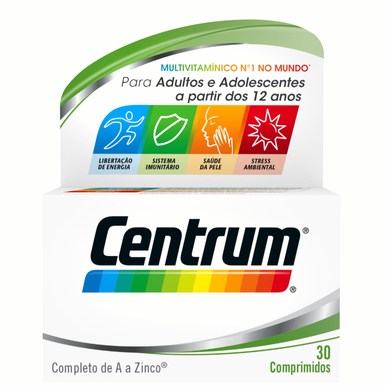 Centrum vitamintilskudd for unge voksne og ungdom, 30 tabletter.