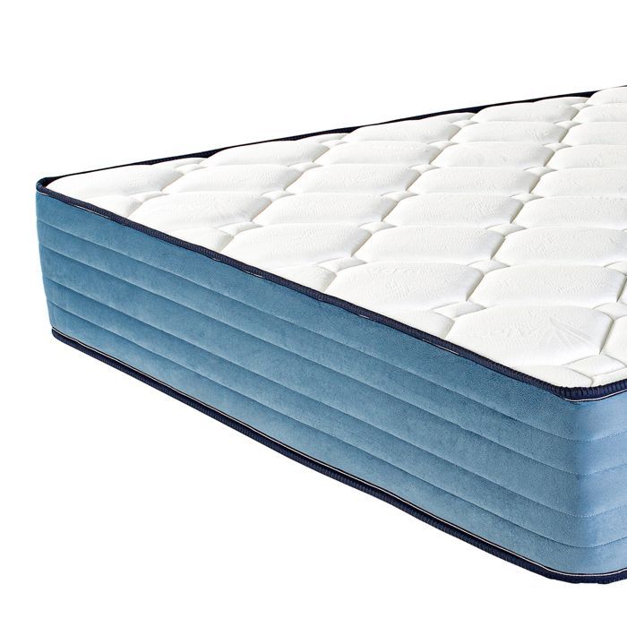 Materasso reversibile CALI 180x200 cm, schiuma ad alta densità, zone di riposo indipendenti, lato estivo/invernale, spessore 24 cm