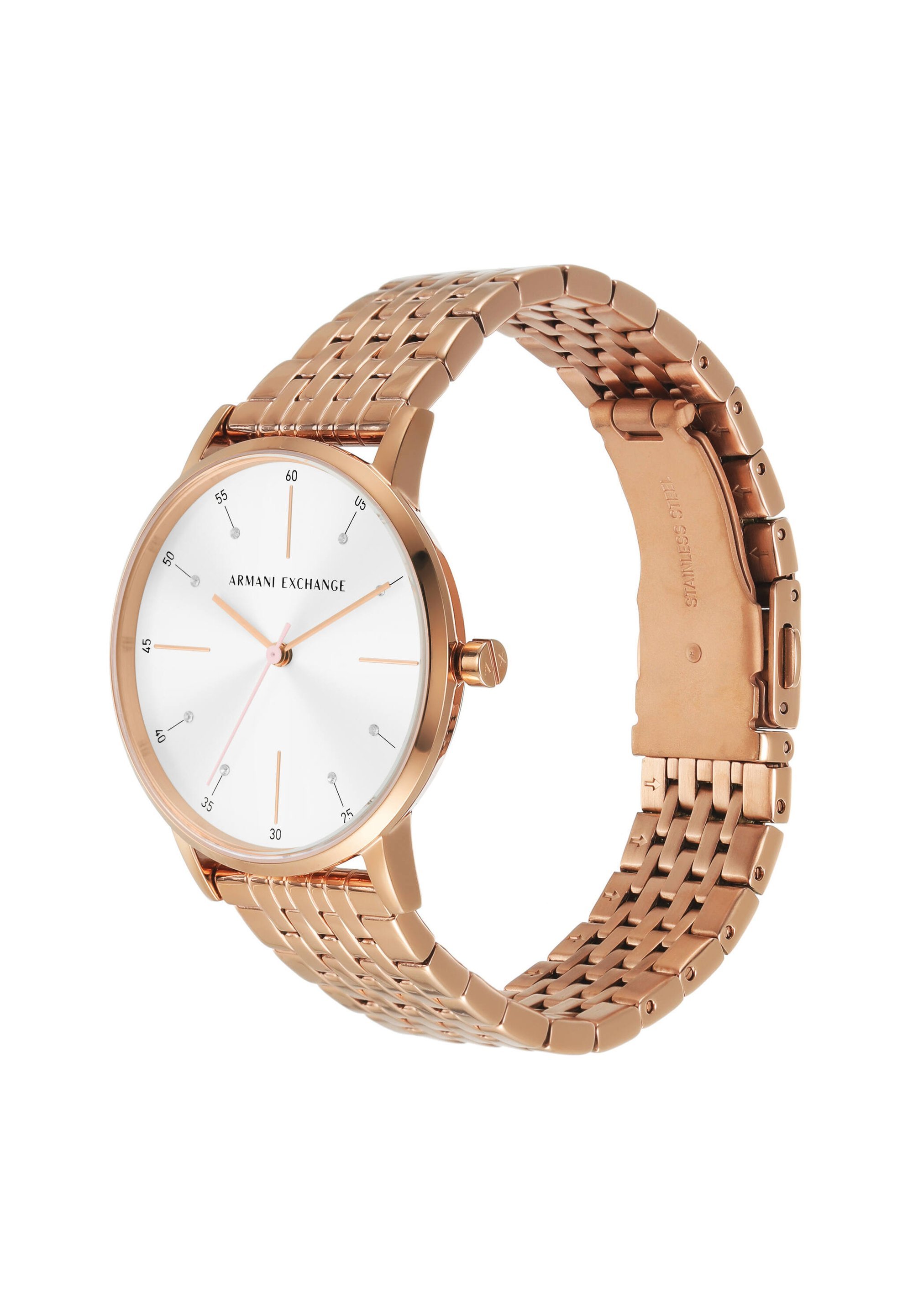 Armani Exchange SET - Halsketting - roségoudkleurig