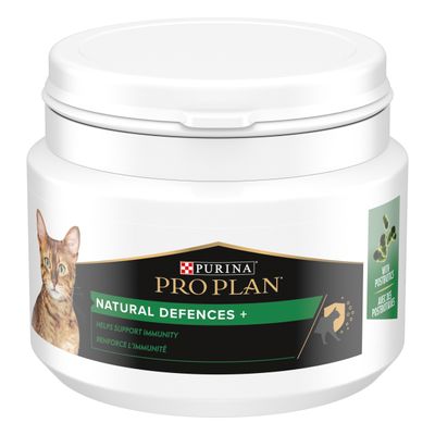 Purina Pro Plan -kissan luonnollisen puolustuskyvyn ravintolisäjauhe