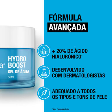 Neutrogena Hydro Boost -vesigeeli, kevyt kosteuttava geeli hyaluronihapolla, 50 ml