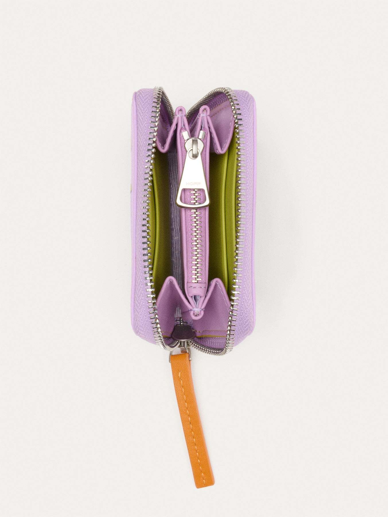 CARTERA NYLON LOGO LILA