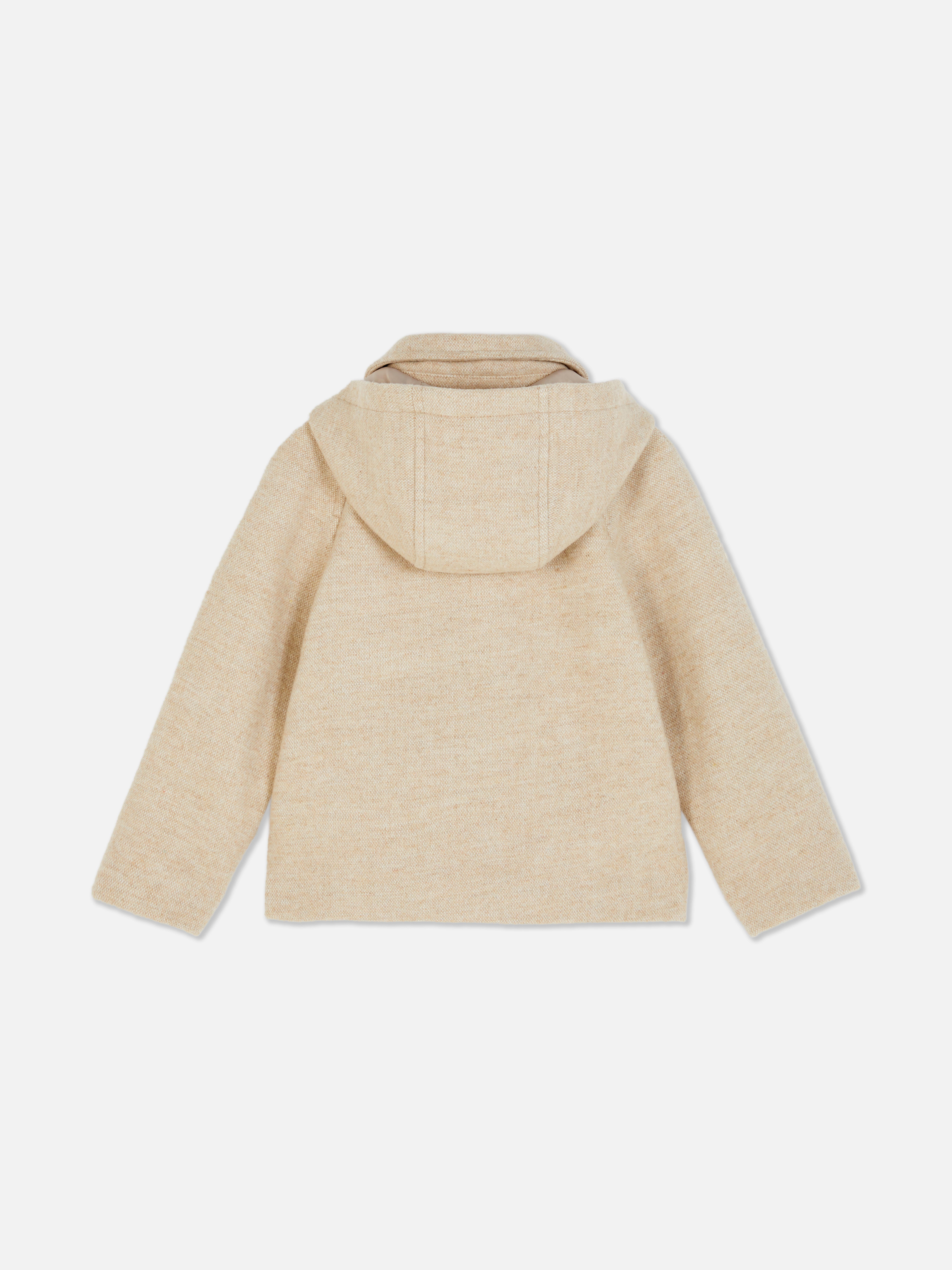 Dufflecoat mit Kapuze. Ein Dufflecoat mit Kapuze, Knebelverschluss und Taschen.