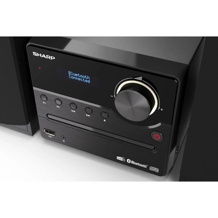 Chaîne Hi-Fi SHARP XL-B517D - 45W - FM, DAB+ - Bluetooth - Noir