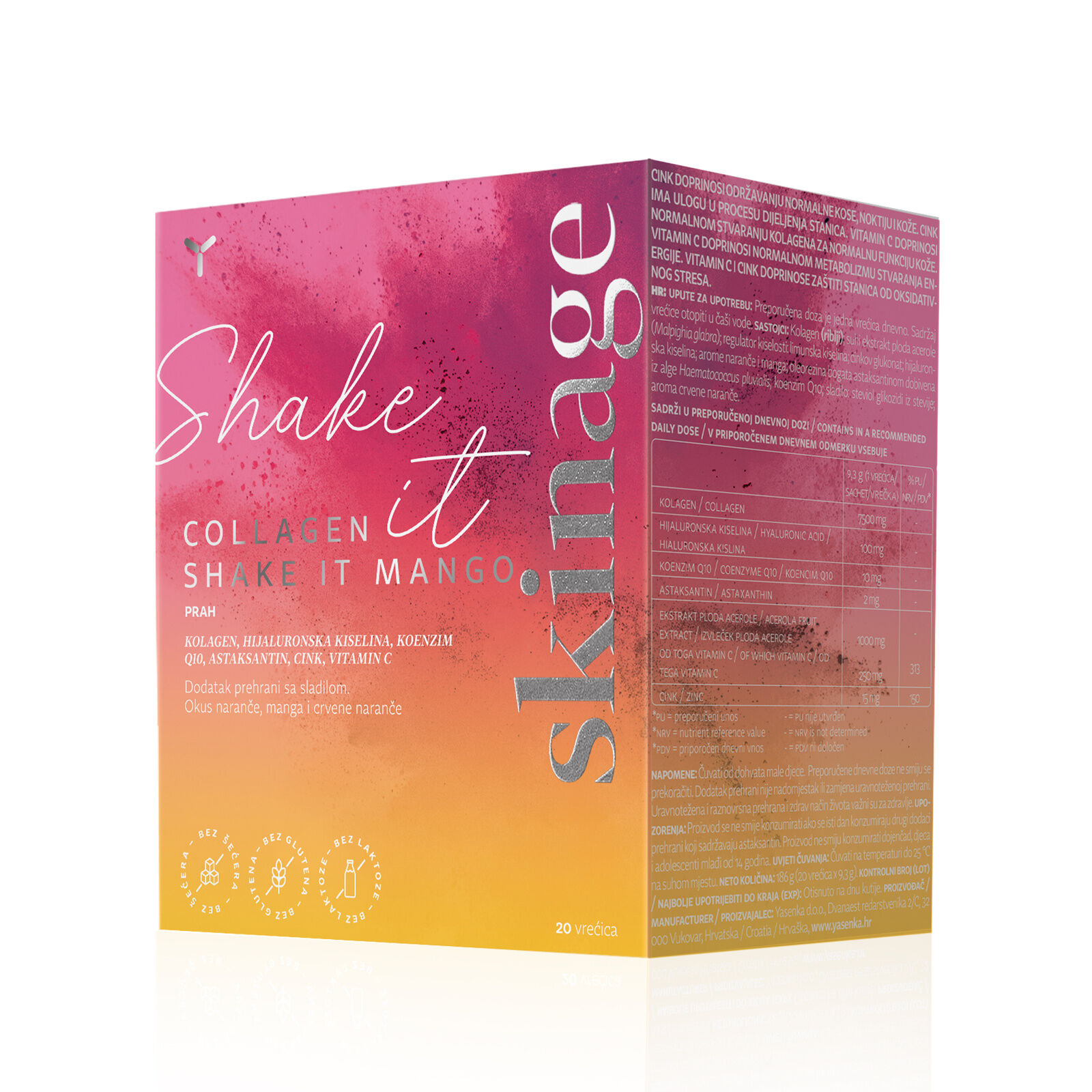 Yasenka Skinage Collagen Shake It Mango