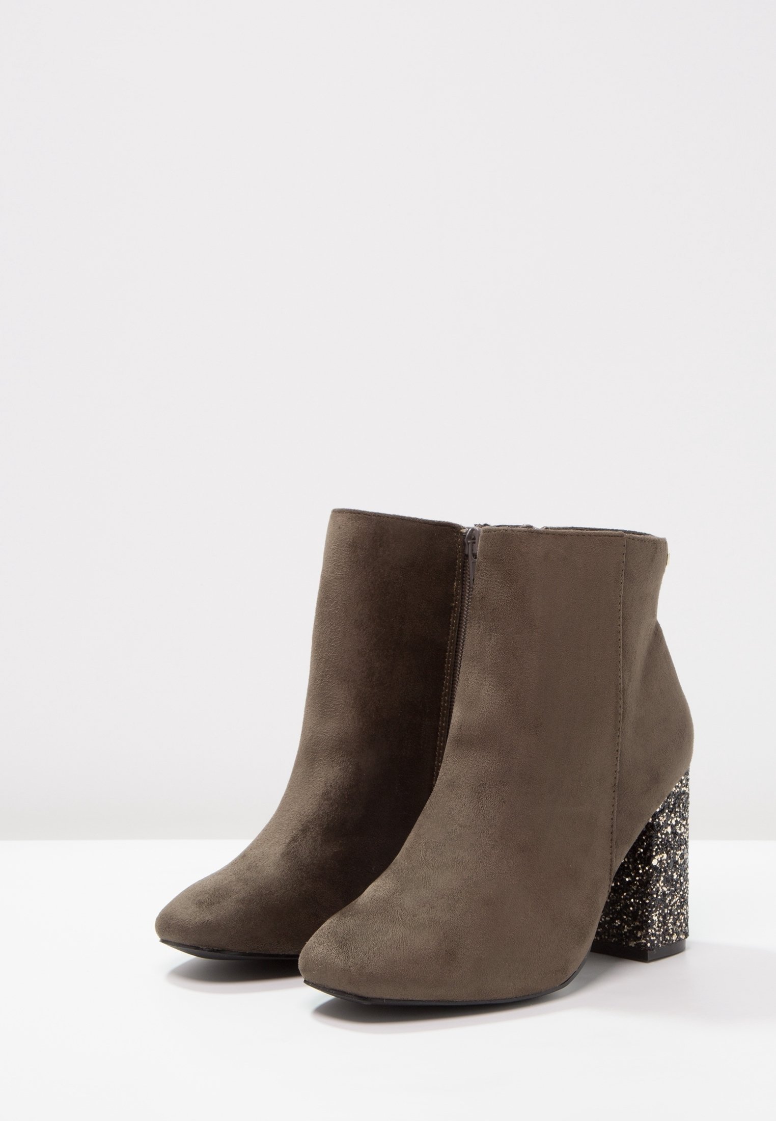 mtng Stiefeletten mit hohem Absatz - Khaki