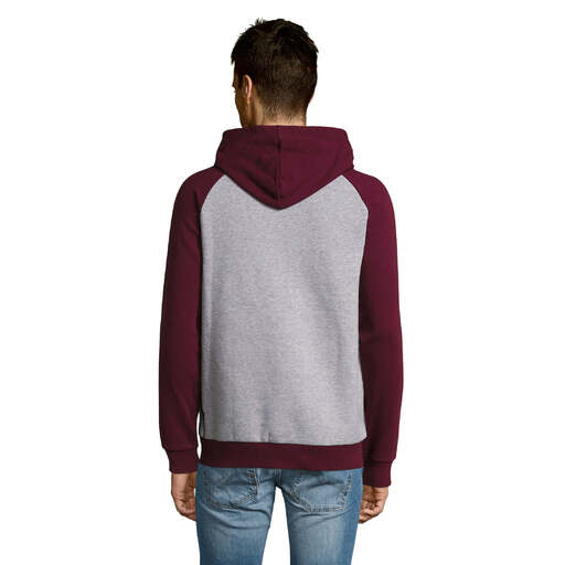 Sudadera Bicolor Con Capucha Sols Seattle