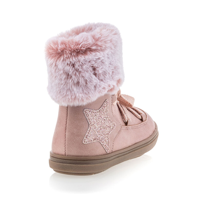 Botas rosas para niña