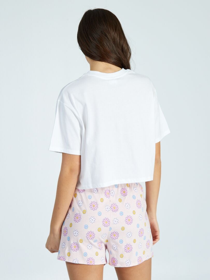 'The Care Bears' korte pyjama - 2-delig - ROZE