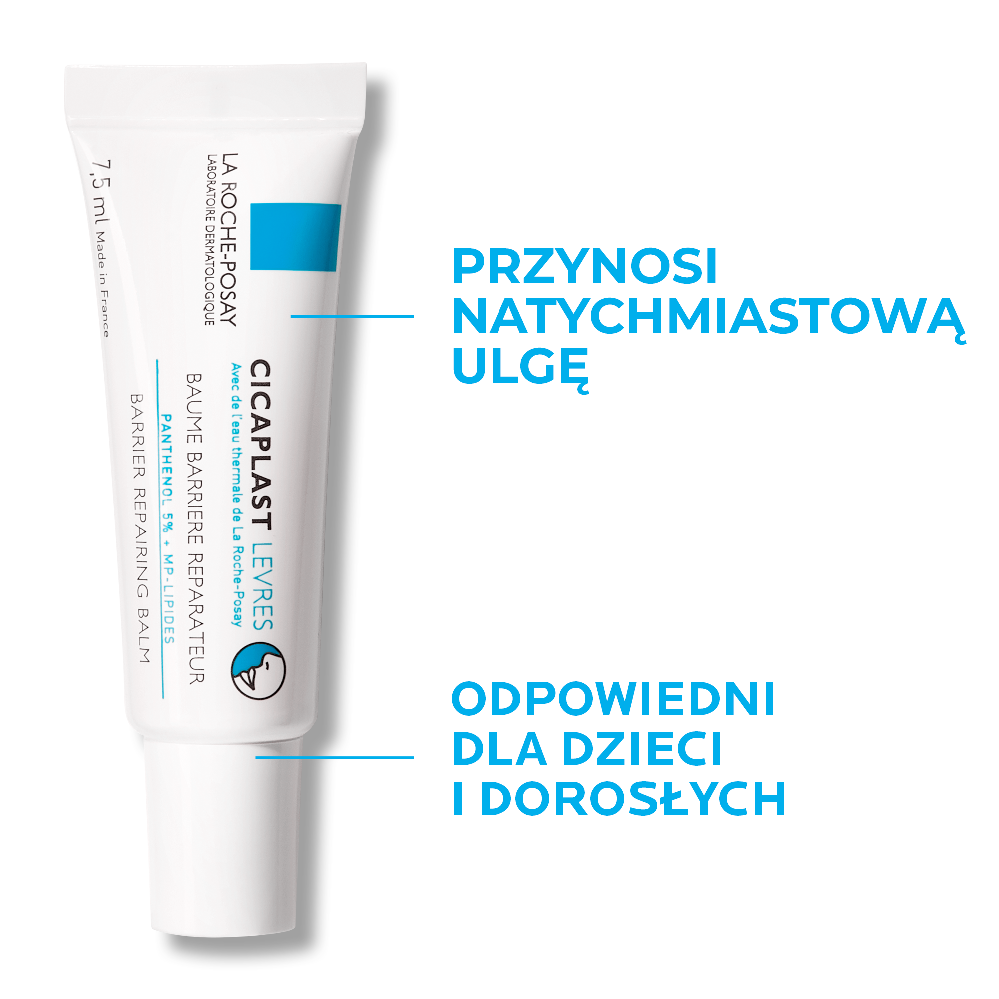 Balsam de buze La Roche-Posay 5ml Cicaplast