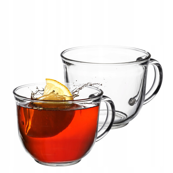 Kadax Szklanki Do Kawy Herbaty 480ml Komplet 2szt