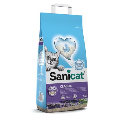 Żwirek dla kotów Sanicat Classic Lavender