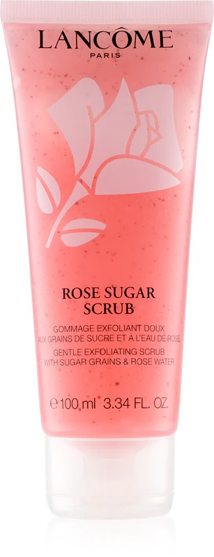 „Lancôme Rose Sugar Scrub“ švelninamasis šveitiklis jautriai odai