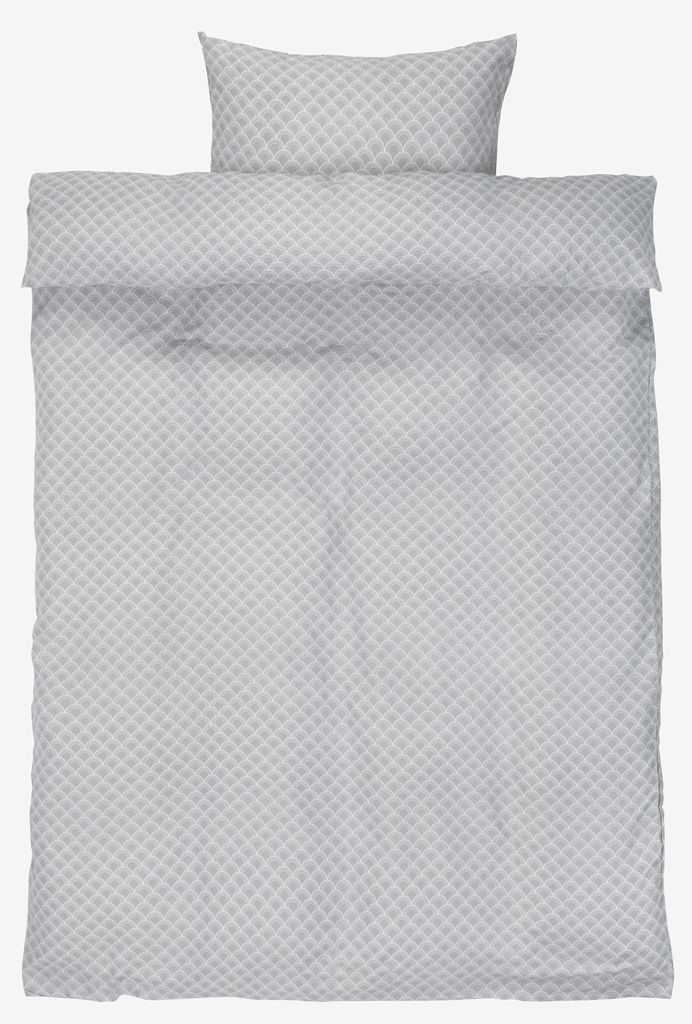 BEATE Krep BEATE 140x200 sivi osnovni set posteljine
