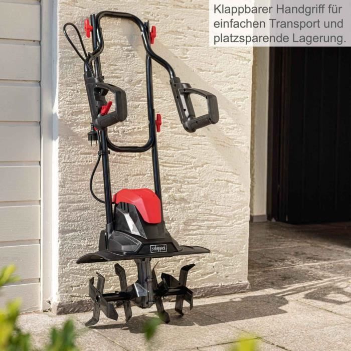 Motoazada eléctrica Scheppach MTE380 1050W