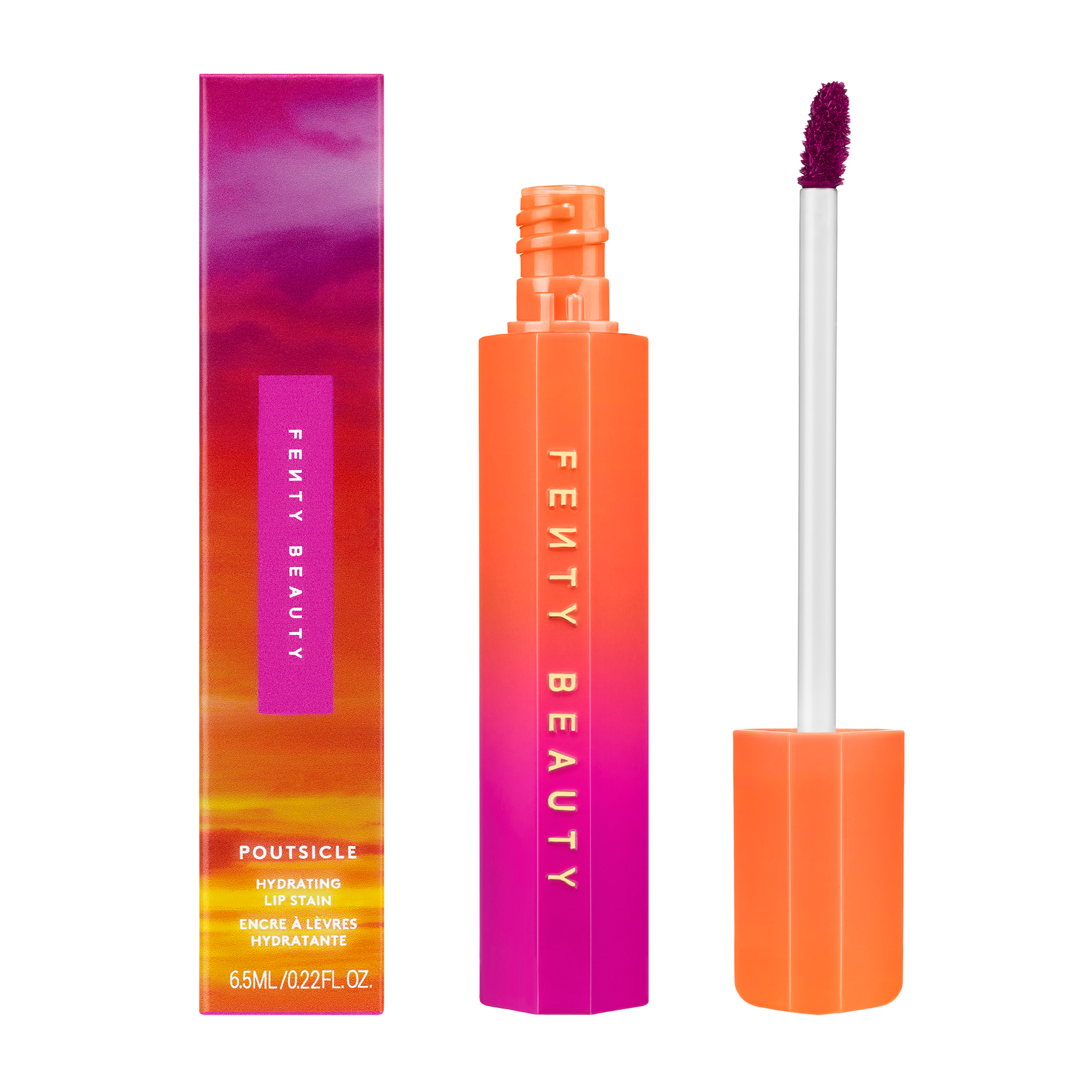 Poutsicle hidratáló ajakfény limitált kiadású fukszia feleség - Fenty Beauty