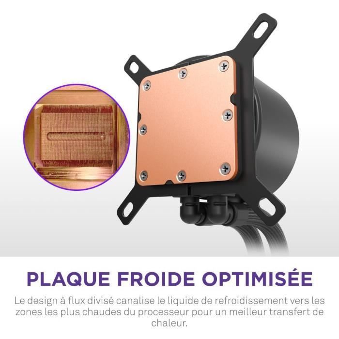 Watercooling - NZXT - RL-KN240-B2 - Kraken Plus 240 - Écran LCD 1.54