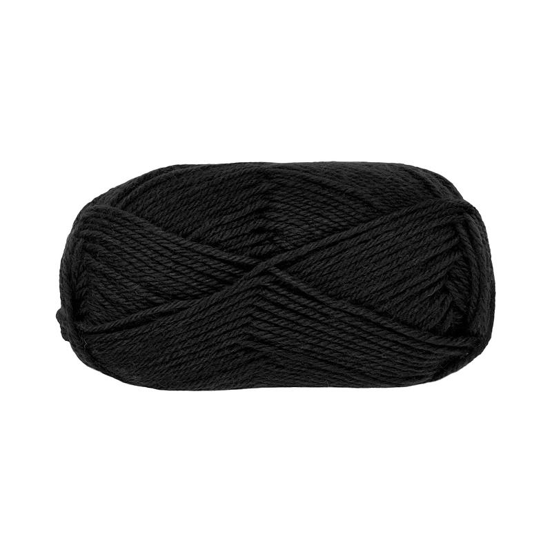 Trysil Superwash ullgarn 100% ren ny ull, svart