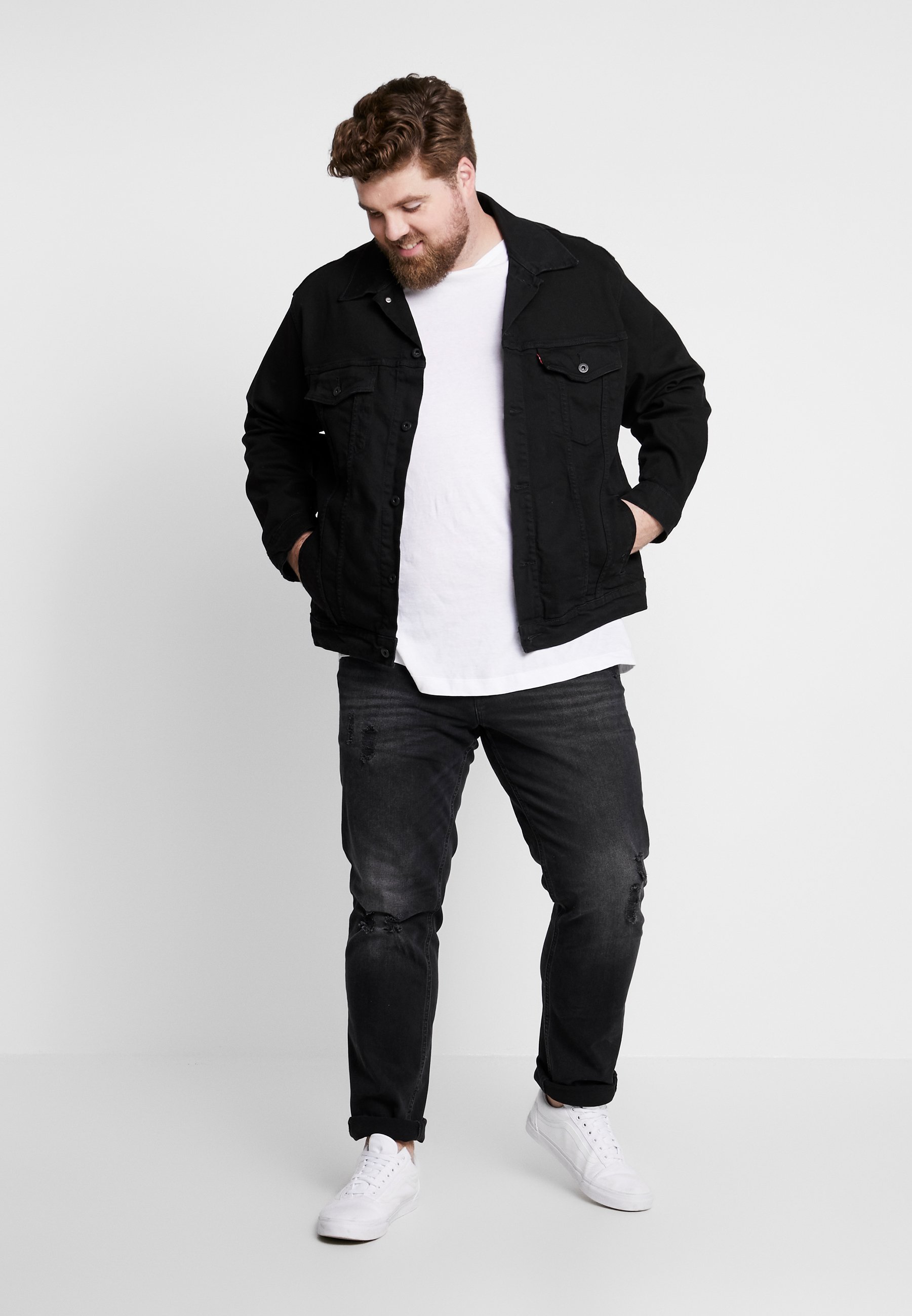 Levi's® Plus BIG TRUCKER - Giacca di jeans - lamar
