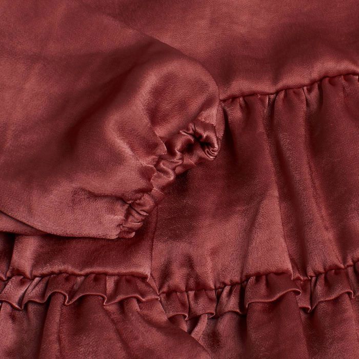 Vestido de manga larga con volantes 775381 para bebé niña - rosa
