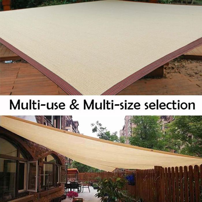 Voile Ombrage 3 x 4 m Protection Solaire 70 % Filet Ombrage Jardin Terrasse UV