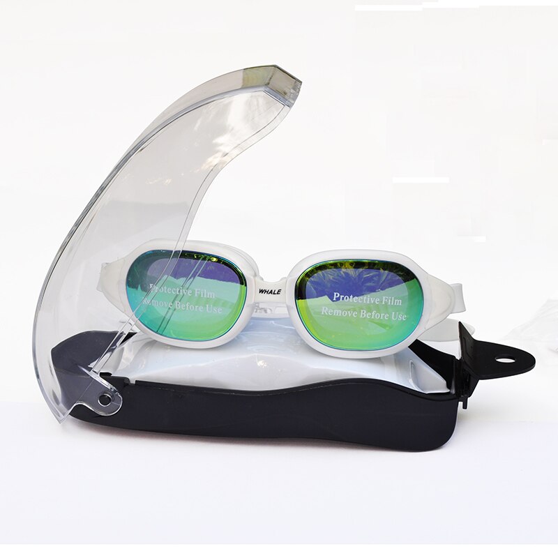 Whale Silicone Swimming Glasses Professional Waterproof Anti Fog UV Adult Unisex Swim Goggles Eyewear плавательные очки