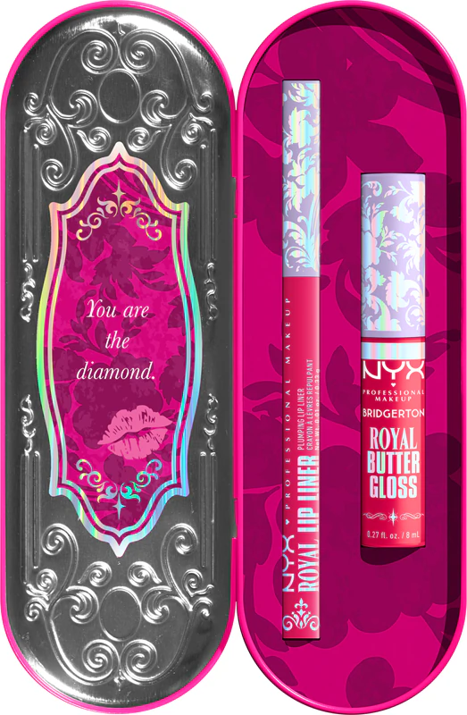 NYX Professional Makeup Bridgerton Royal Treasures zestaw do ust