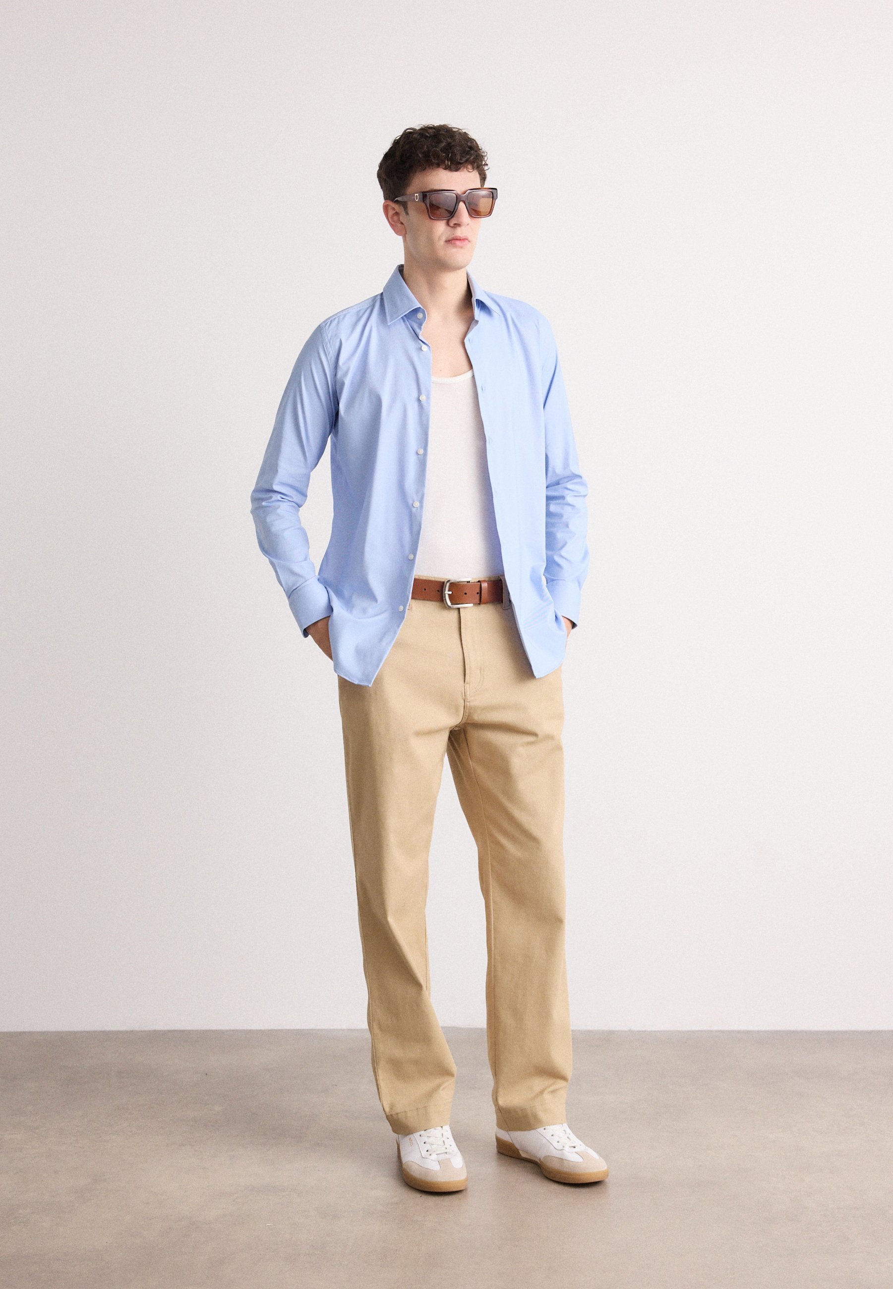 BOSS HANK KENT - Shirt - licht pastelblauw