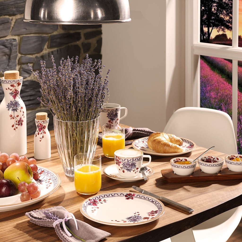 Villeroy & Boch Artesano Provençal lavandas brokastu šķīvis - 1 gab.