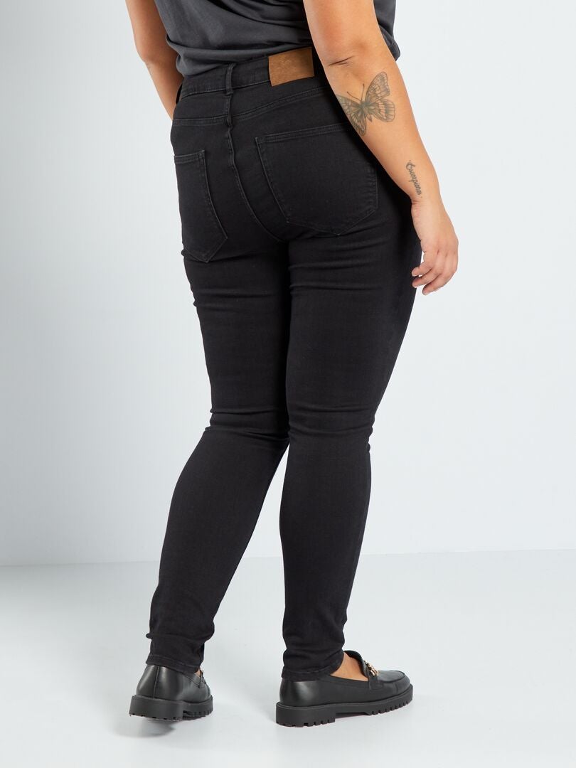 Calça Skinny Stretch - 5 Bolsos - Tamanho 30 - PRETA