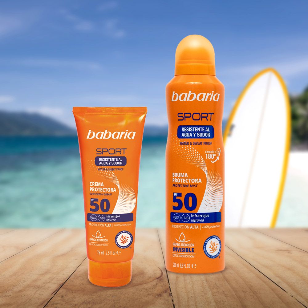 Apsauginis sportinis purškiklis SPF 50 Kūno apsauga