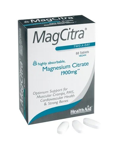 Aide-soignante MagCitra, complément alimentaire de magnésium, 60 capsules