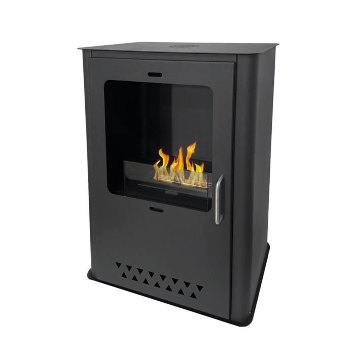 Chimenea de bioetanol - DIVINA FIRE - Luisa - 50 x 30 x 68 cm - Ecológica - Diseño elegante