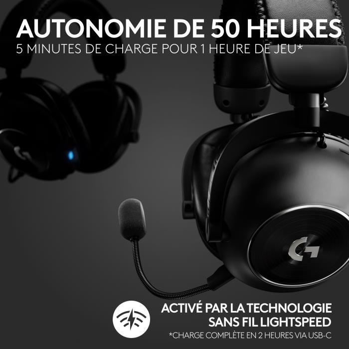 Gamingheadset - Draadloos - Logitech G Pro X 2 - Bluetooth - PS5, PS4, PC - Zwart