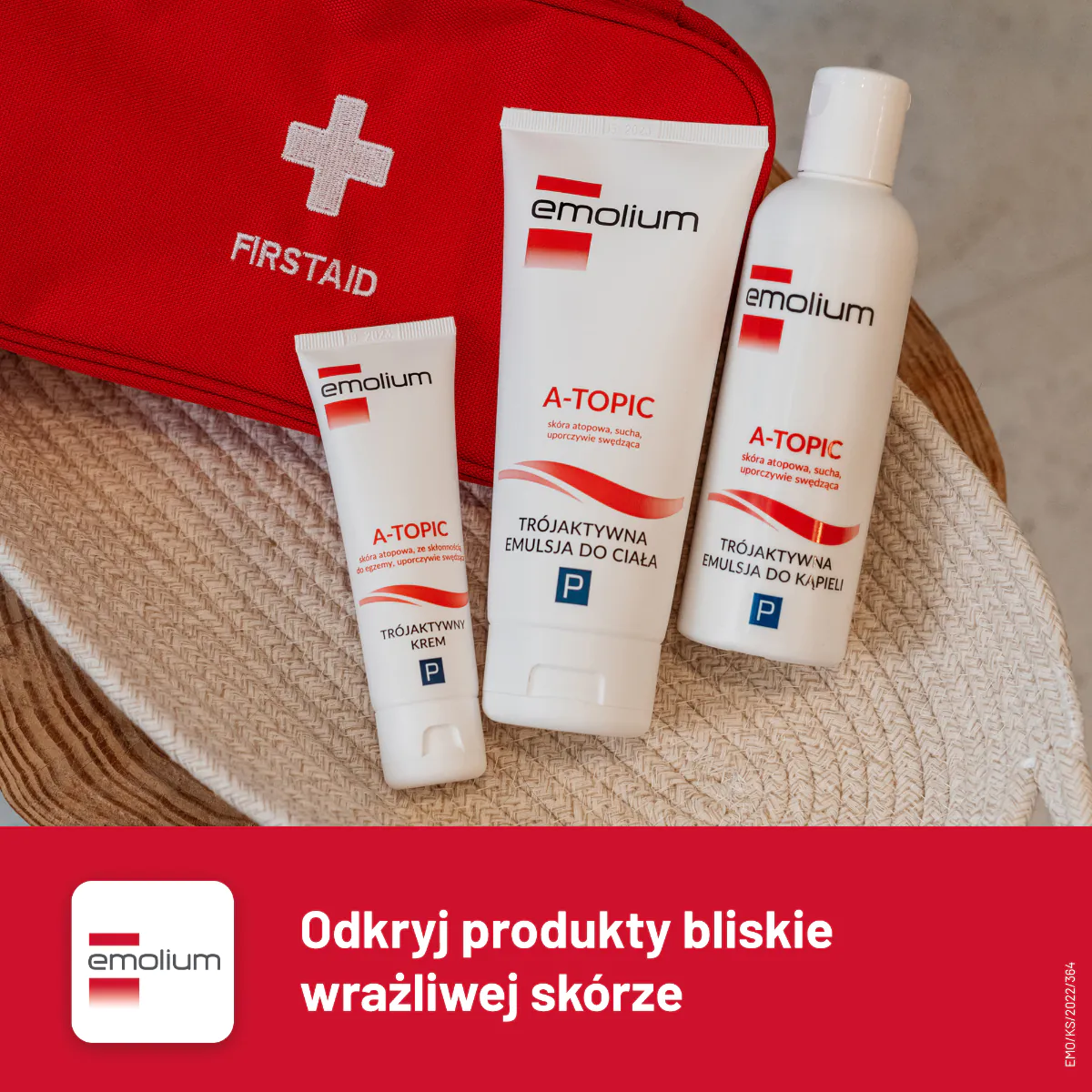 Emolium A-Topic Trójaktywny krem do twarzy i ciała