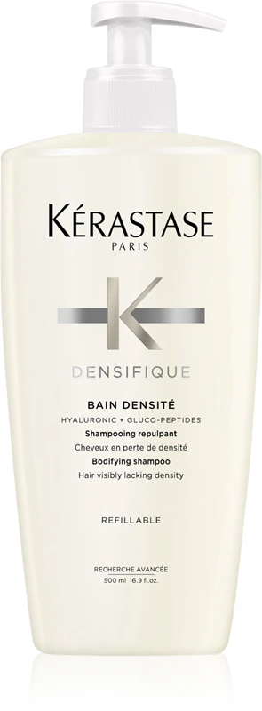 Kérastase Densifique Bain Densité, shampoo hidratante e fortalecedor para cabelos sem densidade.