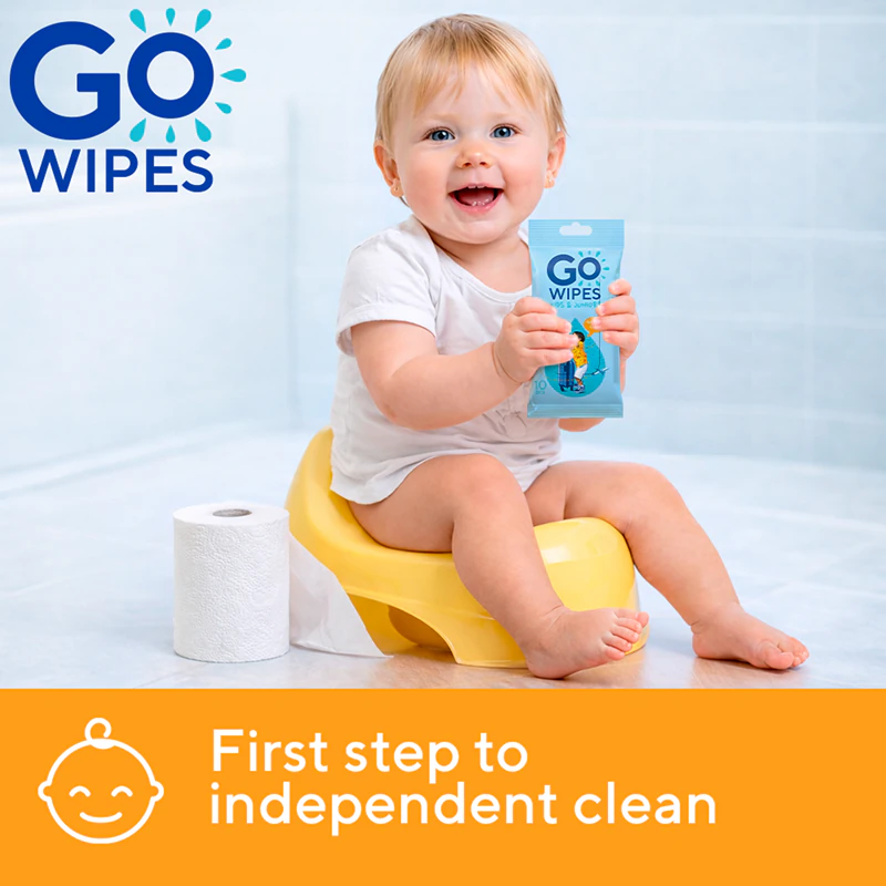 GoWipes Papel higiênico umedecido para crianças e jovens