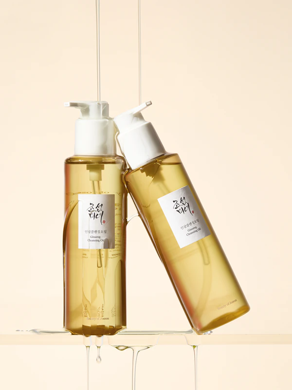 Óleo de Limpeza Beauty of Joseon Ginseng é um óleo de limpeza profunda que ilumina e suaviza a pele.
