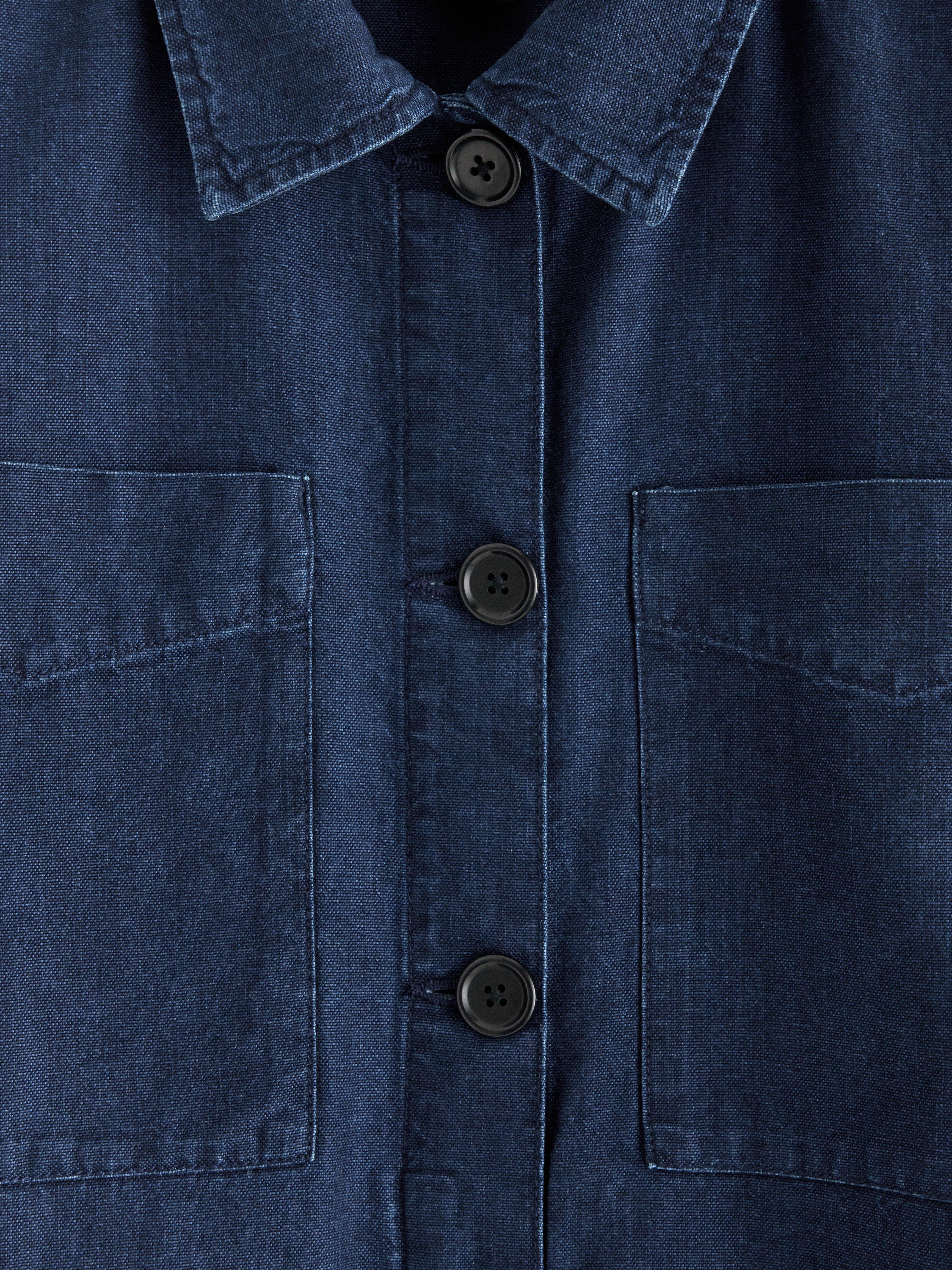 Camicia in denim blu