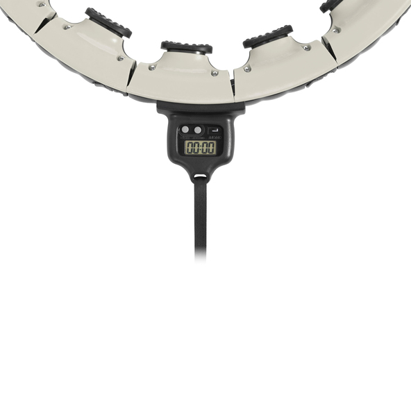 Smarter Fitnessreifen mit Timer, grau-beige