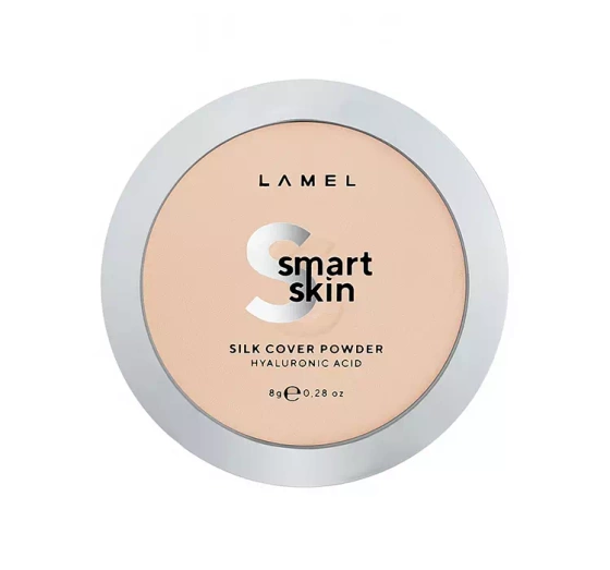 Lamel Smart Skin Compact Powder matujący puder prasowany 401 Porcelain 8g
