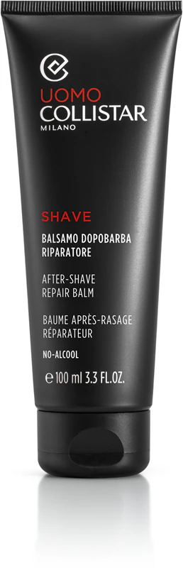 Bálsamo pós-barba reparador Collistar Uomo, bálsamo pós-barba hidratante.